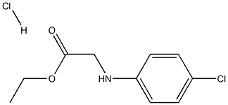 RS-4-氯苯甘氨酸乙酯盐酸盐 结构式