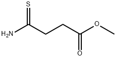 Butanoic acid, 4-amino-4-thioxo-, methyl ester 结构式