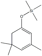 Silane, trimethyl[(3,5,5-trimethyl-1,3-cyclohexadien-1-yl)oxy]- 结构式