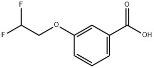 3-(2,2-二氟乙氧基)苯甲酸 结构式