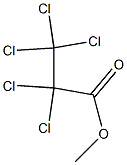 Propanoic acid, pentachloro-, methyl ester 结构式