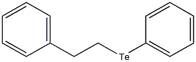 Benzene, [(2-phenylethyl)telluro]- 结构式