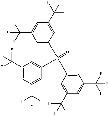 Phosphine oxide, tris[3,5-bis(trifluoromethyl)phenyl]- 结构式