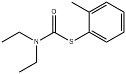 Carbamothioic acid, diethyl-, S-(2-methylphenyl) ester 结构式