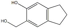 1H-Indene-5-methanol, 2,3-dihydro-6-hydroxy- 结构式