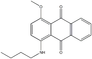 9,10-Anthracenedione, 1-(butylamino)-4-methoxy- 结构式