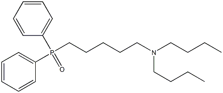 1-Pentanamine, N,N-dibutyl-5-(diphenylphosphinyl)- 结构式