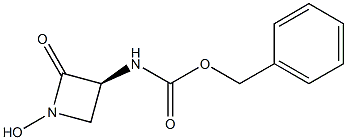 benzyl (S)-(1-hydroxy-2-oxoazetidin-3-yl)carbamate 结构式