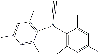 Phosphine, ethynylbis(2,4,6-trimethylphenyl)- 结构式