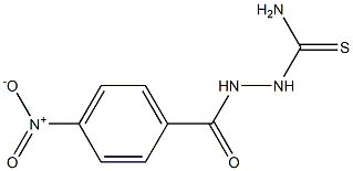 Benzoic acid, 4-nitro-, 2-(aminothioxomethyl)hydrazide 结构式