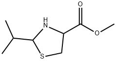 methyl 2-propan-2-yl-1,3-thiazolidine-4-carboxylate 结构式