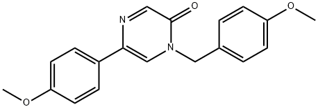 1-(4-Methoxy-benzyl)-5-(4-methoxy-phenyl)-1H-pyrazin-2-one 结构式