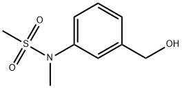N-(3-(hydroxymethyl)phenyl)-N-methylmethanesulfonamide 结构式