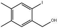 (2-碘-4,5-二甲基苯基)甲醇 结构式