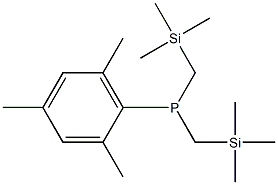 Phosphine, (2,4,6-trimethylphenyl)bis[(trimethylsilyl)methyl]- 结构式