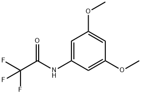 N-(3,5-dimethoxyphenyl)-2,2,2-trifluoroacetamide 结构式