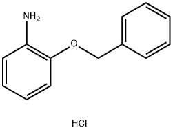 2-(苄氧基)苯胺盐酸盐 结构式