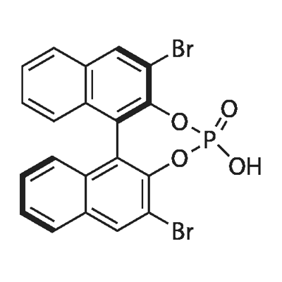 (R)-2,6-二溴-4-羟基萘并[2,1-D:1',2'-F][1,3,2]二氧杂膦4-氧化物 结构式