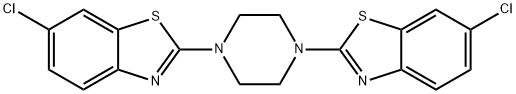 1,4-bis(6-chlorobenzo[d]thiazol-2-yl)piperazine 结构式