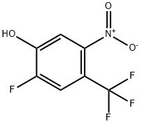 2-Fluoro-5-nitro-4-trifluoromethyl-phenol 结构式