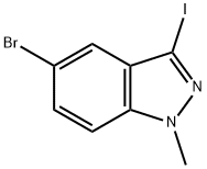 5-bromo-3-iodo-1-methyl-1H-indazole 结构式