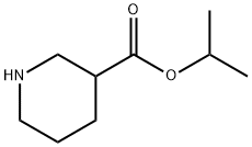 RS-哌啶-3-羧酸异丙酯 结构式