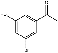 3-羟基-5-溴苯乙酮 结构式