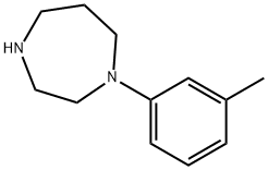 1-(M-TOLYL)-1,4-DIAZEPANE 结构式