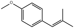 Benzene, 1-methoxy-4-(2-methyl-1-propenyl)- 结构式
