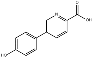 5-(4-hydroxyphenyl)picolinic acid 结构式