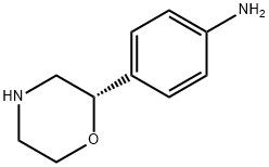 (S)-4-(吗啉-2-基)苯胺 结构式