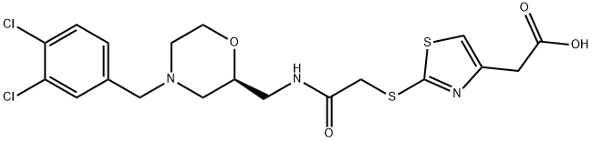 CCR3 ANTAGONIST 1 结构式