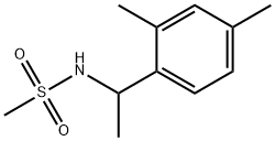 N-[1-(2,4-dimethylphenyl)ethyl]methanesulfonamide 结构式