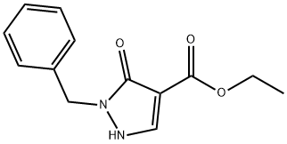 ethyl 2-benzyl-3-oxo-2,3-dihydro-1H-pyrazole-4-carboxylate 结构式