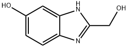 2-(羟甲基)-5-羟基苯并咪唑 结构式