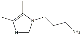 1H-Imidazole-1-propanamine, 4,5-dimethyl- 结构式