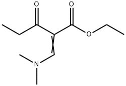 ETHYL 2-DIMETHYLAMINOMETHYLENE-3-OXOPENTANOATE 结构式