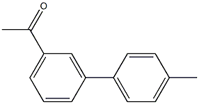 1-[3-(4-methylphenyl)phenyl]ethanone 结构式