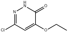 6-氯-4-乙氧基哒嗪-3(2H)-酮 结构式