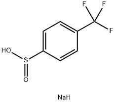 钠 4-(三氟甲基)苯-1-亚磺酯 结构式