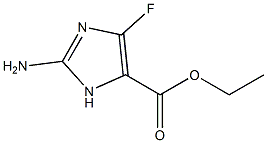 ethyl 2-amino-4-fluoro-1H-imidazole-5-carboxylate 结构式