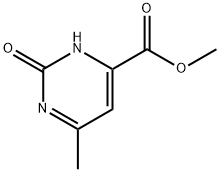 2-羟基-6-甲基嘧啶-4-羧酸甲酯 结构式