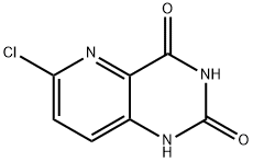 6-氯吡啶[3,2-D]嘧啶-2,4(1H,3H)-二酮 结构式