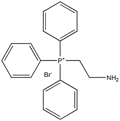 (2-氨基乙基)三苯基溴化膦 结构式