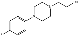 2-[4-(4-fluorophenyl)piperazin-1-yl]ethan-1-ol 结构式