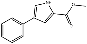 METHYL 4-PHENYL-1H-PYRROLE-2-CARBOXYLATE 结构式