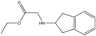 RS-茚满基甘氨酸乙酯 结构式