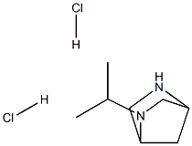 2-isopropyl-2,5-diazabicyclo[2.2.1]heptane dihydrochloride 结构式