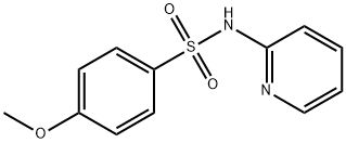 4-methoxy-N-(pyridin-2-yl)benzenesulfonamide 结构式