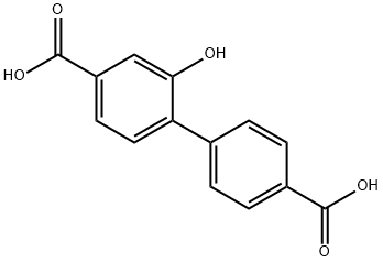 2-羟基-[1,1'-联苯]-4,4'-二羧酸 结构式
